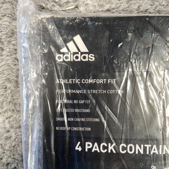 Adidas 4-Pack Stretch Core Cotton Boxer Dark Green Gret Men Size Medium - Picture 3 of 4